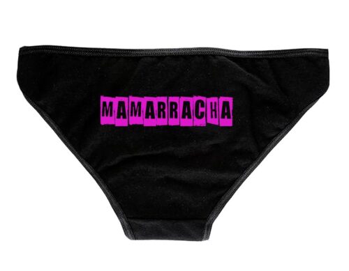 Bragas Mamarracha - Texto fucsia