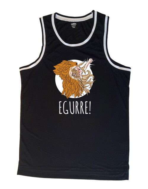 Camiseta basquet - Egurre - Negra