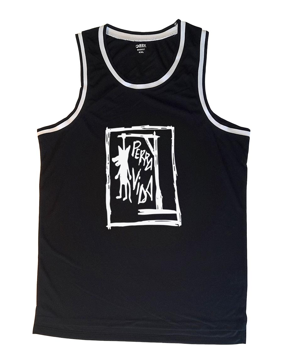 Camiseta basquet - Perra Vida - Negra