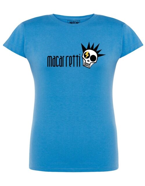 Camiseta manga corta entallada - Macarretti - Azul