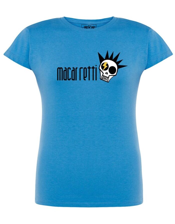 Camiseta manga corta entallada - Macarretti - Azul