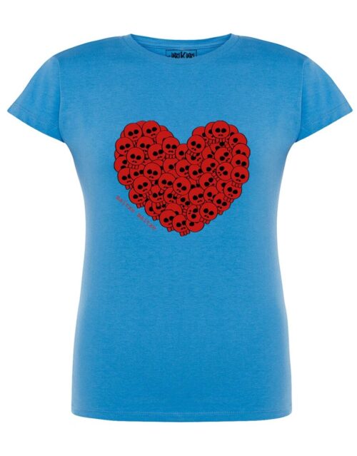 Camiseta manga corta entallada - Maitxe maitxe - Azul