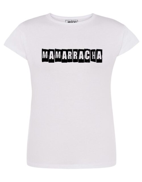 Camiseta manga corta entallada - Mamarracha - Blanca