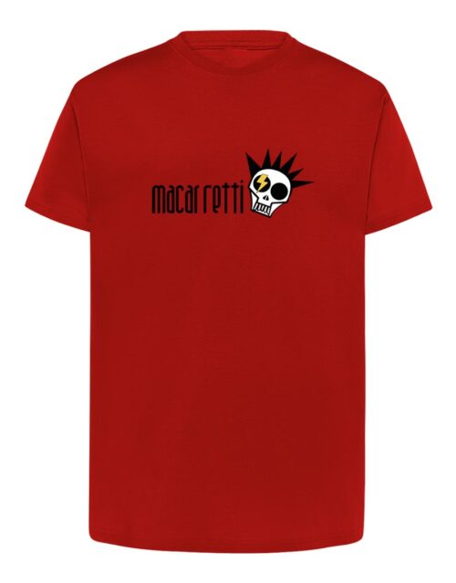 Camiseta manga corta recta - Macarretti - Roja