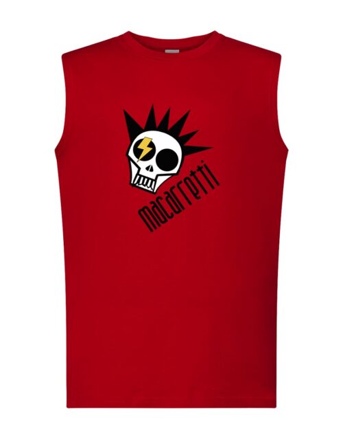 Camiseta sin mangas recta - Macarretti V2 - Roja