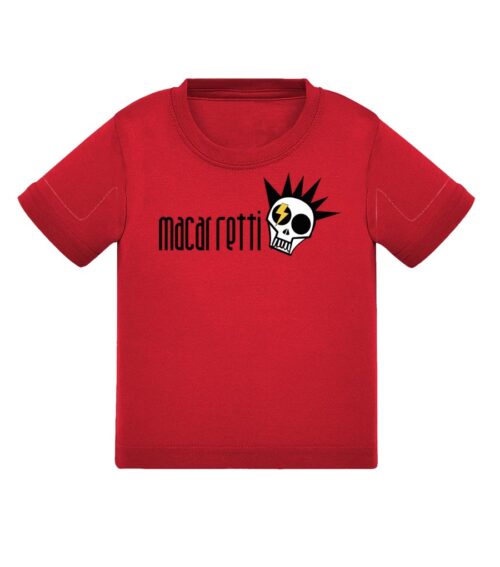 Camiseta para niños de 1 a 2 años - Macarretti - Roja