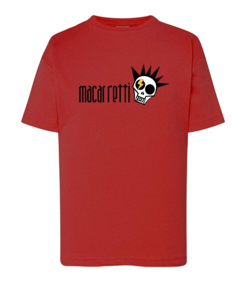 Camiseta para niños de 3 a 4 años - Macarretti - Roja
