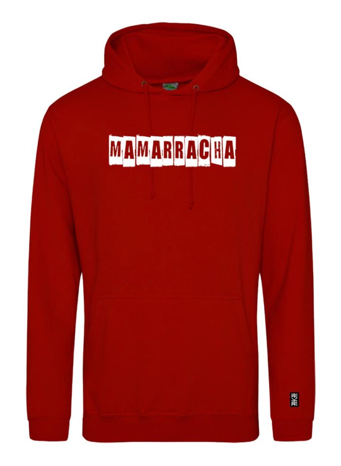 Sudadera con estampado delantero - Mamarracha - Roja