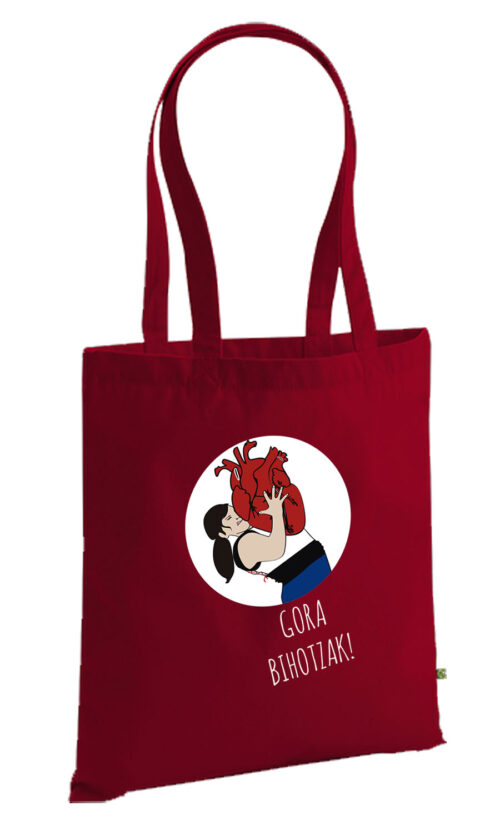 Bolso Gora Bihotzak - Rojo
