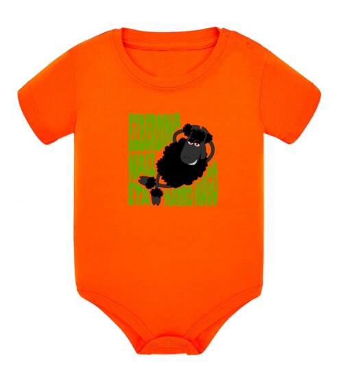 Body para bebés de 1 a 2 años - Ezberdina - Naranja