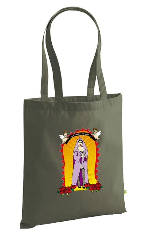 Bolso Mi Madre Me Mata - Verde oliva claro