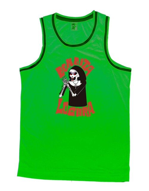 Camiseta basquet - Bendita Locura - Verde
