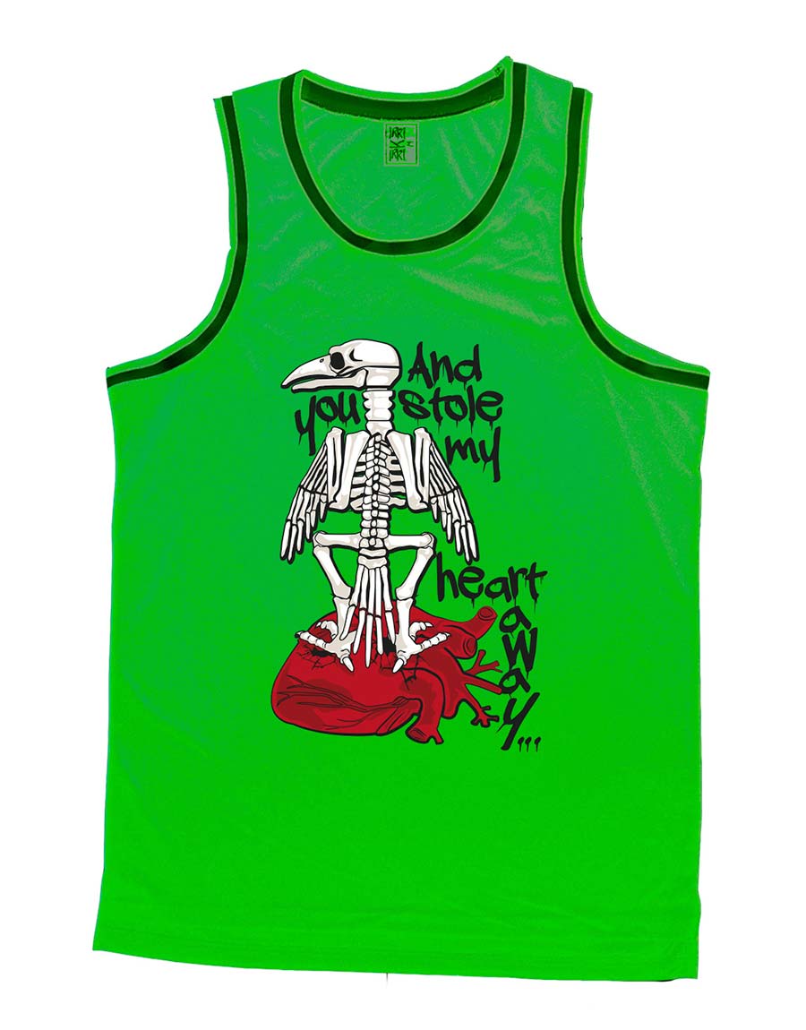 Camiseta basquet - Cuervo - Verde