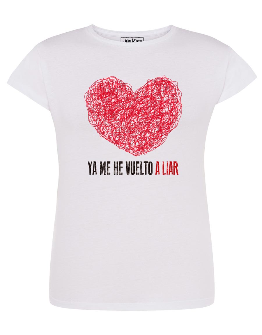 Camiseta manga corta recta - Lío - Blanco