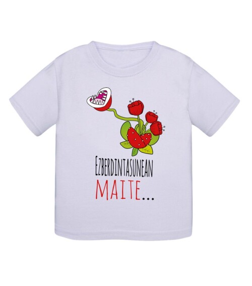 Camiseta para niños de 1 a 11 años - Carnivora - Blanca