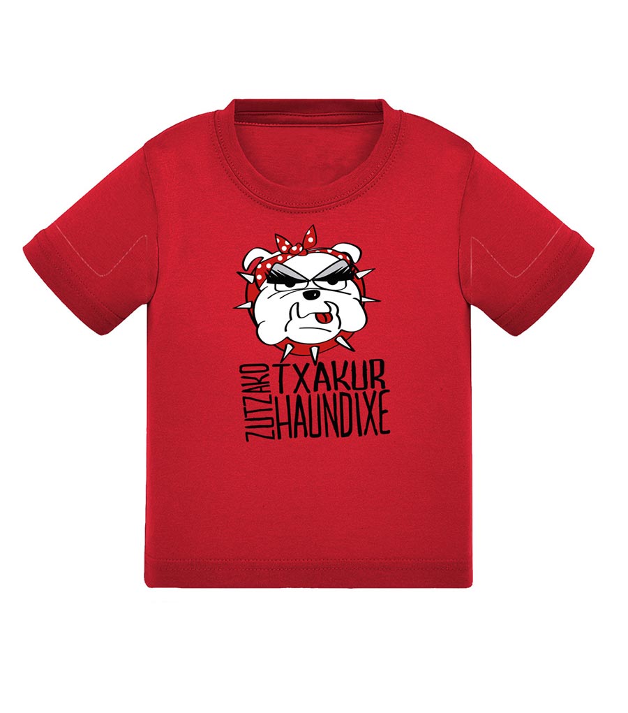 Camiseta para niños de 1 a 11 años - Txakur Haunditxe - Roja