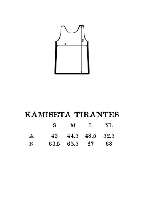 Camisetas corte estrecho tirantes