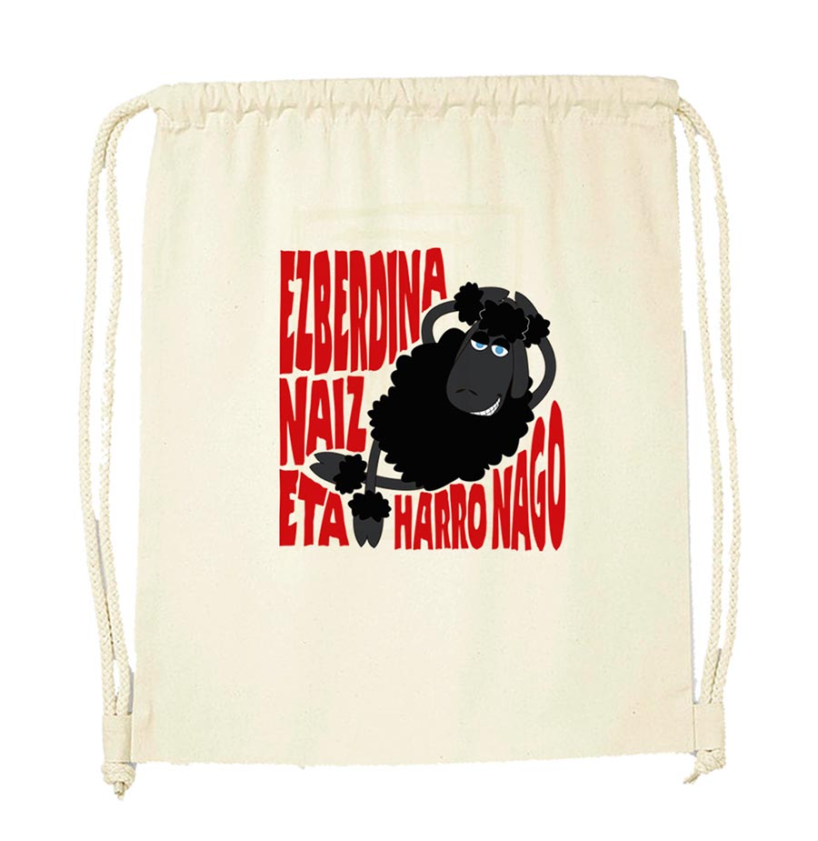 Mochila Ezberdina Naiz - Crudo