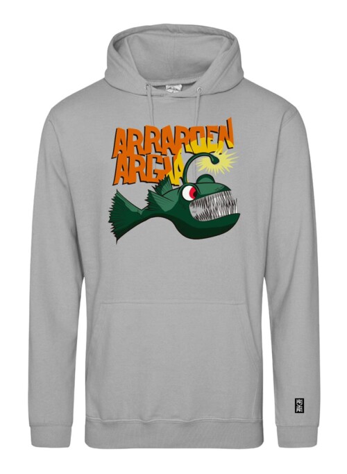 Sudadera con estampado delantero - Arraroen Argia - Gris