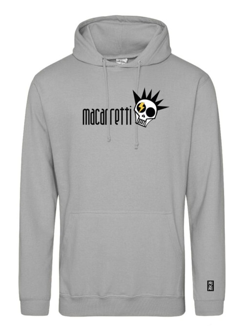 Sudadera con estampado delantero - Macarretti - Gris