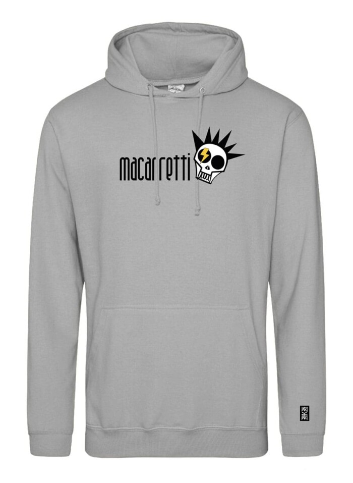 Sudadera con estampado delantero - Macarretti - Gris