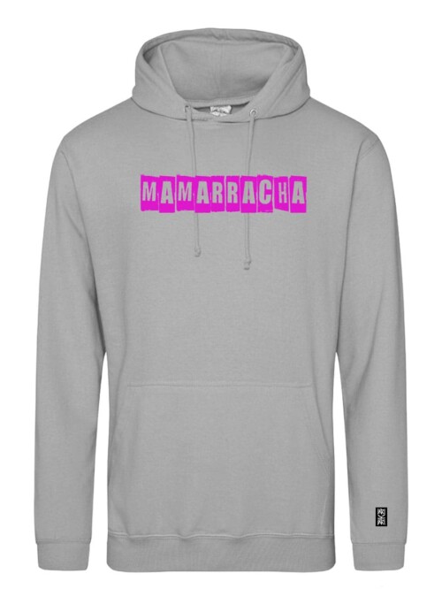 Sudadera con estampado delantero en fucsia - Mamarracha - Gris