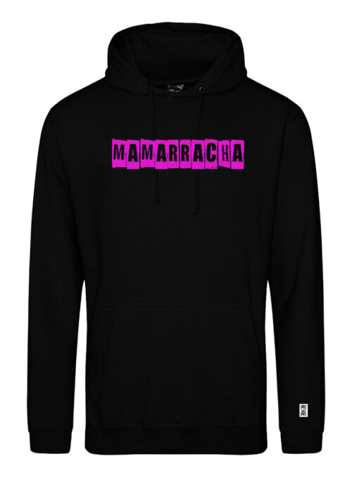 Sudadera con estampado delantero en fucsia - Mamarracha - Negro