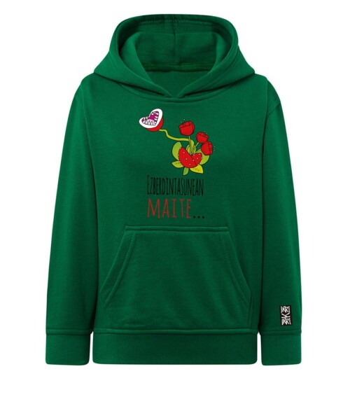 Sudadera para niños de 3 a 11 años - Carnivora - Verde