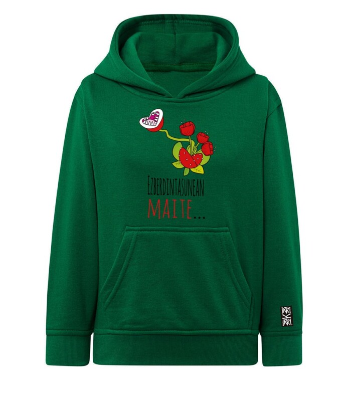 Sudadera para niños de 3 a 11 años - Carnivora - Verde