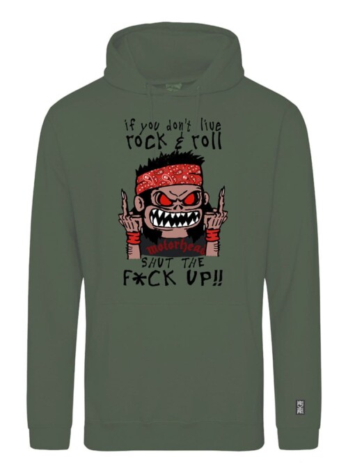 Sudadera con estampado delantero - Rockguy - Verde Oliva oscuro