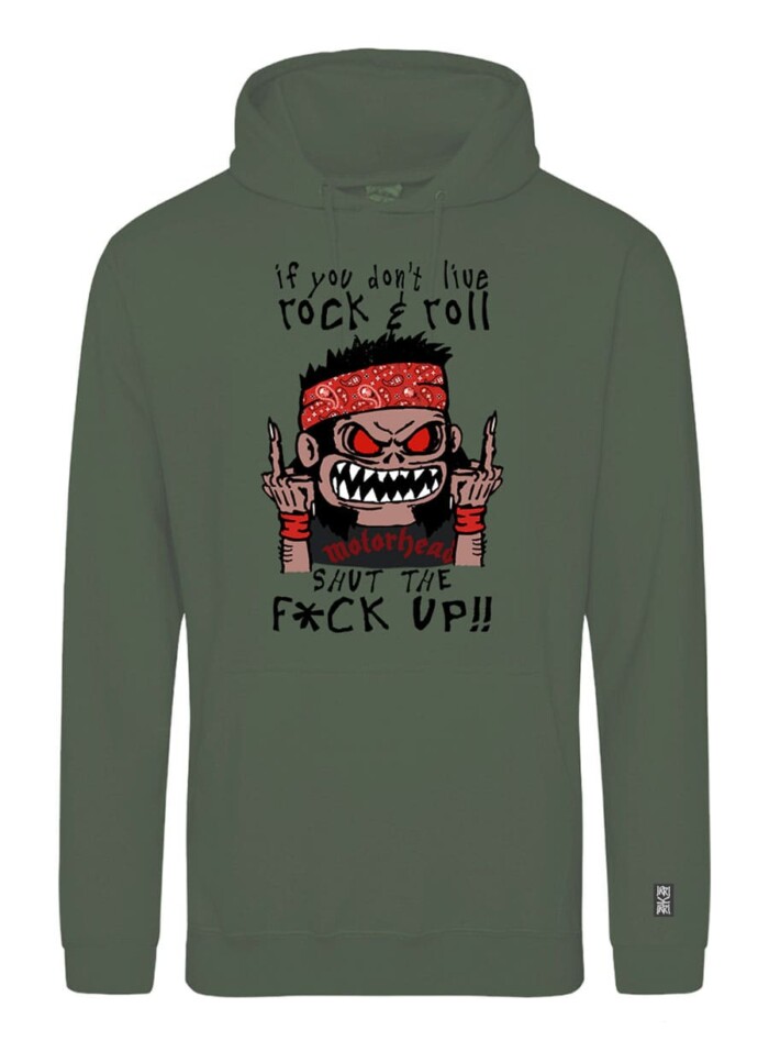 Sudadera con estampado delantero - Rockguy - Verde Oliva oscuro