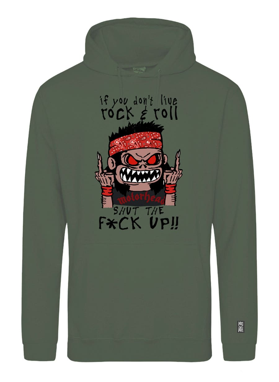 Sudadera con estampado delantero - Rockguy - Verde Oliva oscuro