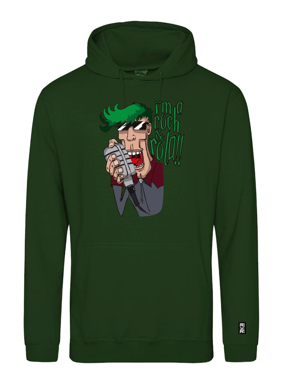 Sudadera con estampado delantero - Rocknrola - Verde