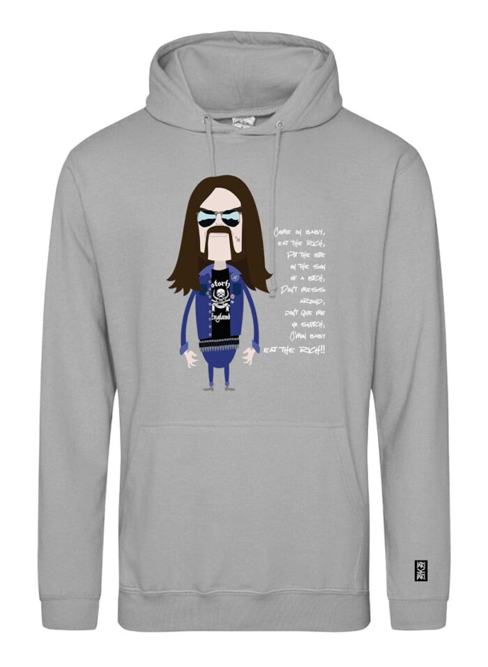 Sudadera con estampado delantero - Young Lemmy - Gris